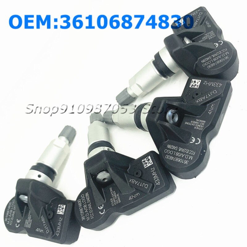 ڵ Ÿ̾ з  ͸ ý, TPMS 36106798872 36106874830 36106890964, BMW 5 6 7 X1 X3 X4,  , 4 